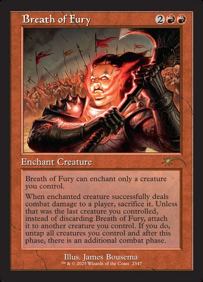 2019 Secret Lair Drop Breath of Fury #2347 rare card image