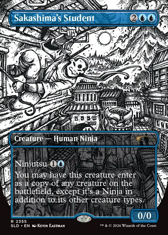 2019 Secret Lair Drop Sakashima's Student #2355 rare card image