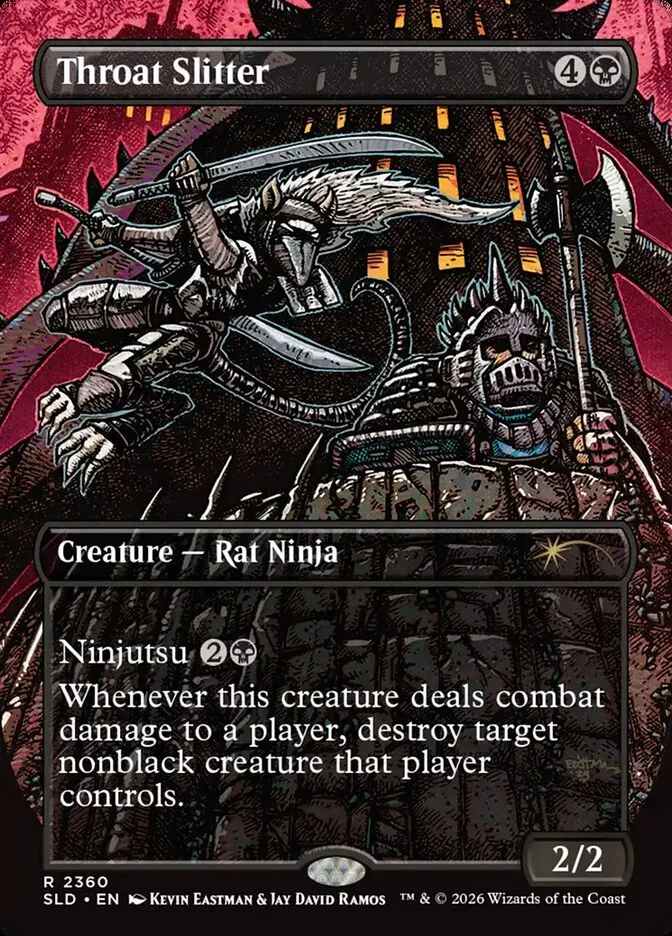 2019 Secret Lair Drop Throat Slitter #2360 rare card image
