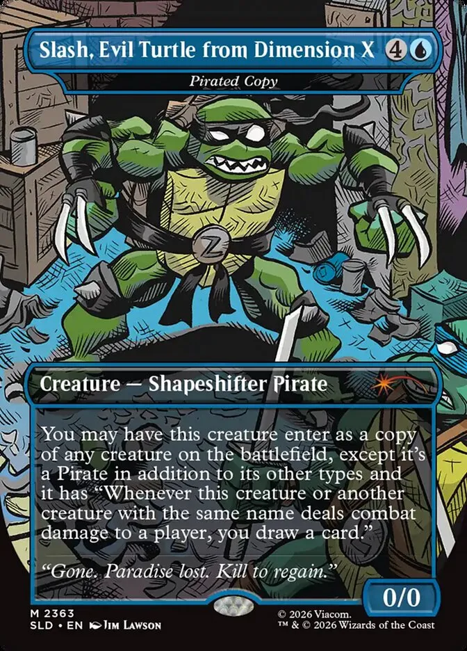 2019 Secret Lair Drop Pirated Copy #2363 mythic card image