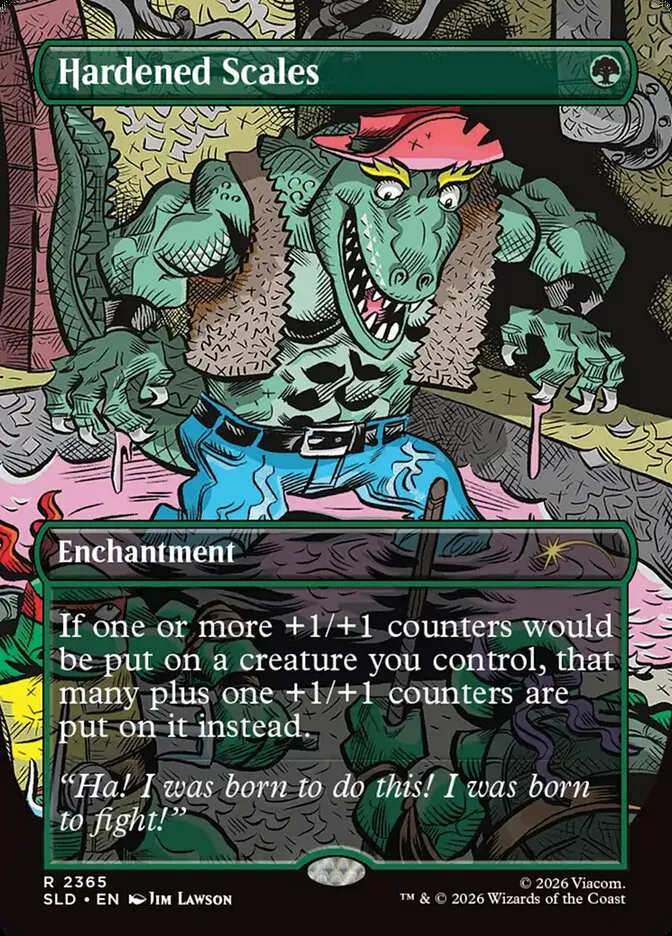2019 Secret Lair Drop Hardened Scales #2365 rare card image