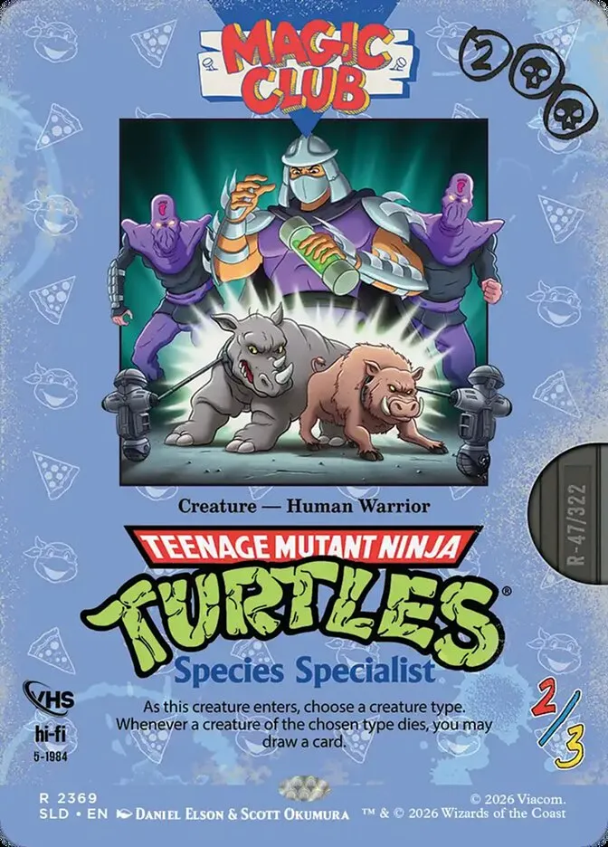 2019 Secret Lair Drop Species Specialist #2369 rare card image