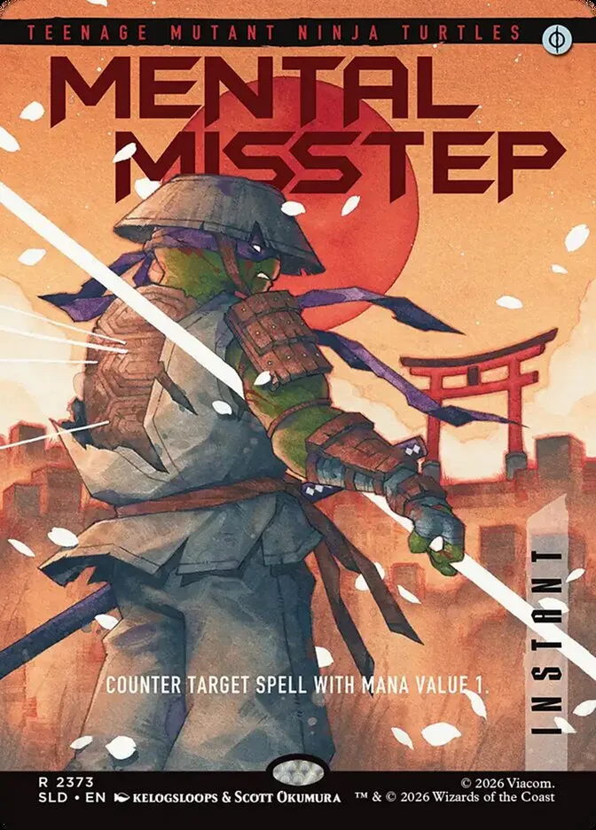 2019 Secret Lair Drop Mental Misstep #2373 rare card image