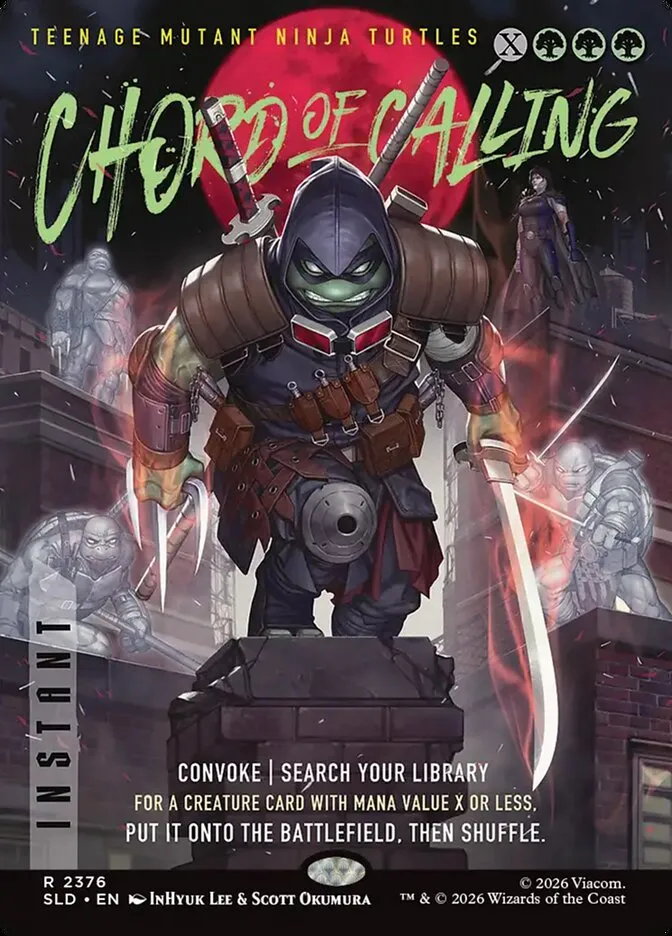 2019 Secret Lair Drop Chord of Calling #2376 rare card image