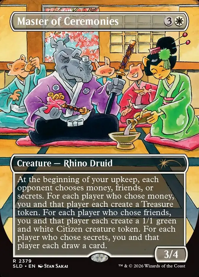 2019 Secret Lair Drop Master of Ceremonies #2379 rare card image
