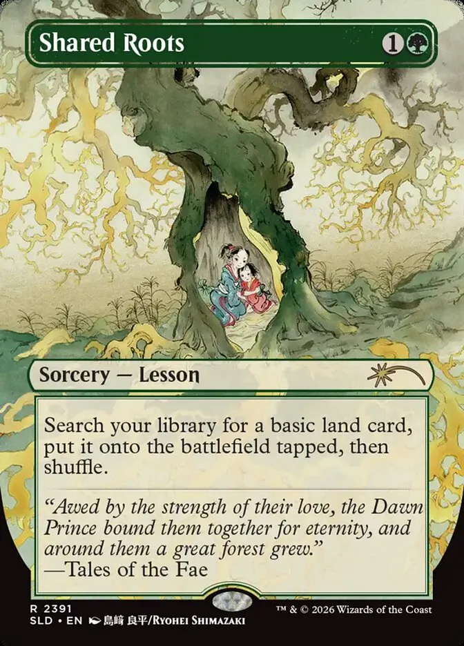 2019 Secret Lair Drop Shared Roots #2391 rare card image