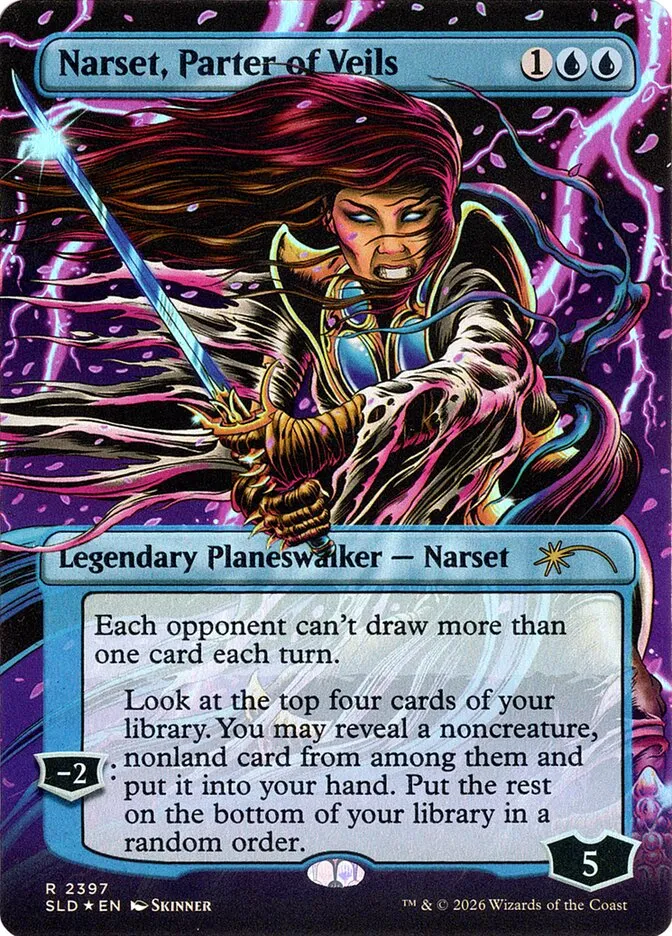 2019 Secret Lair Drop Narset, Parter of Veils #2397 rare card image