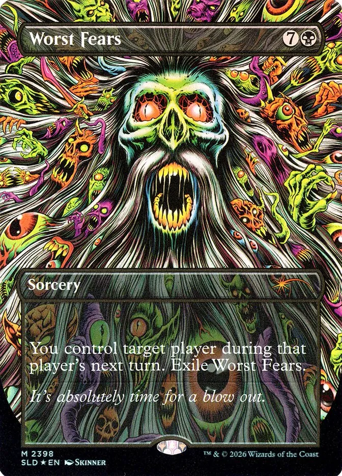 2019 Secret Lair Drop Worst Fears #2398 mythic card image