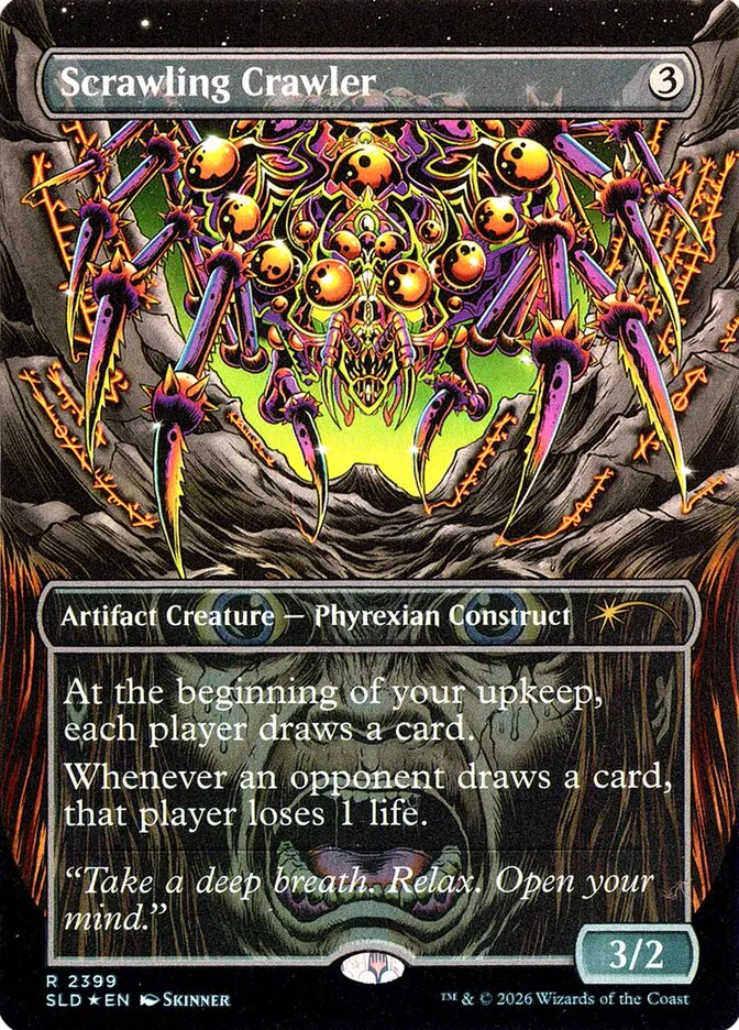2019 Secret Lair Drop Scrawling Crawler #2399 rare card image
