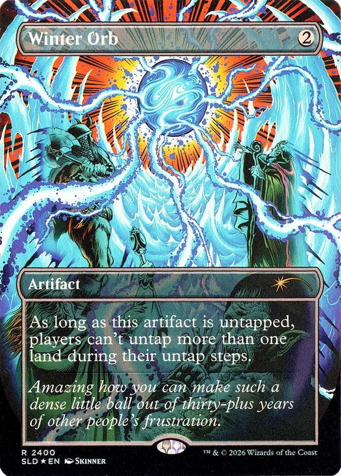 2019 Secret Lair Drop Winter Orb #2400 rare card image