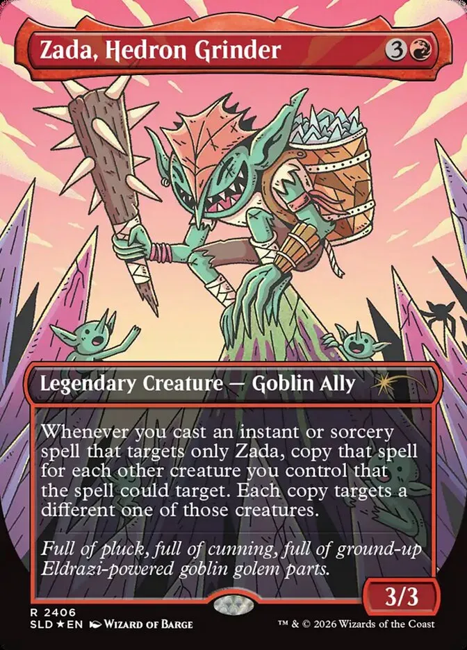 2019 Secret Lair Drop Zada, Hedron Grinder #2406 rare card image
