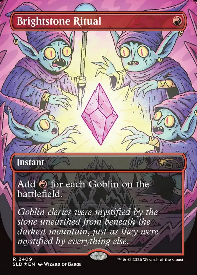 2019 Secret Lair Drop Brightstone Ritual #2409 rare card image