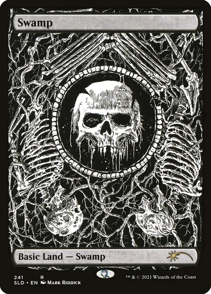 2019 Secret Lair Drop Swamp #241 rare card image
