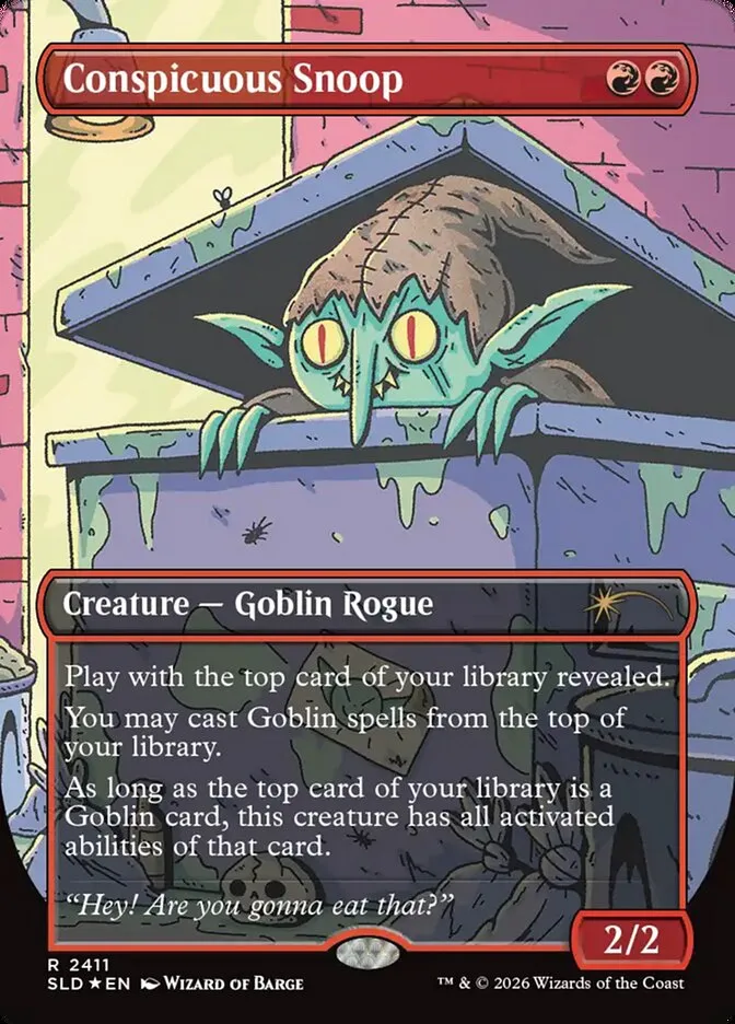 2019 Secret Lair Drop Conspicuous Snoop #2411 rare card image