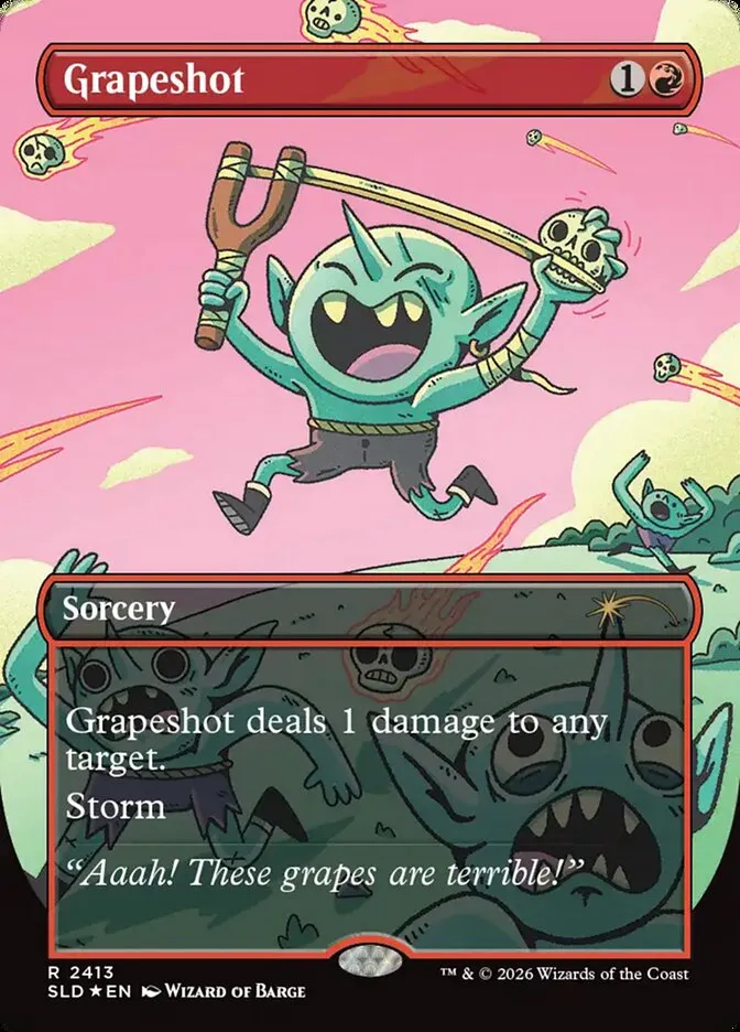 2019 Secret Lair Drop Grapeshot #2413 rare card image