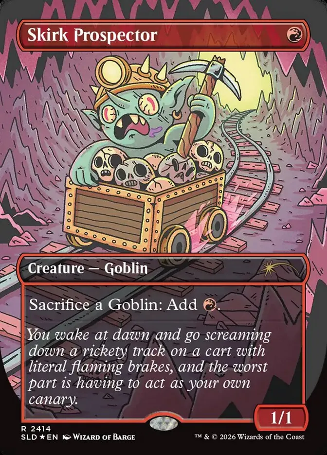 2019 Secret Lair Drop Skirk Prospector #2414 rare card image