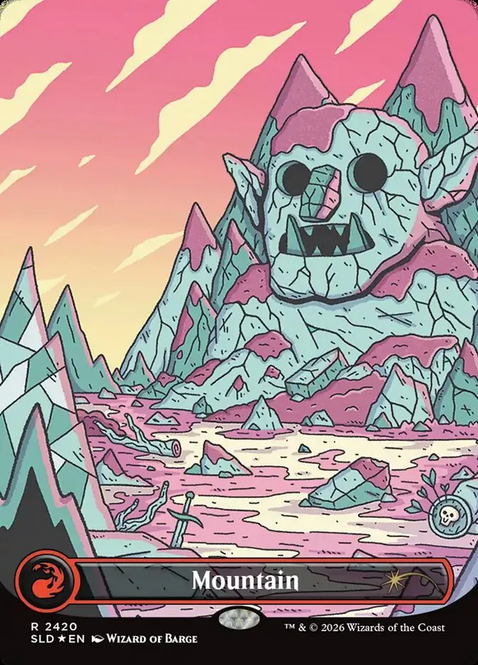 2019 Secret Lair Drop Mountain #2420 rare card image