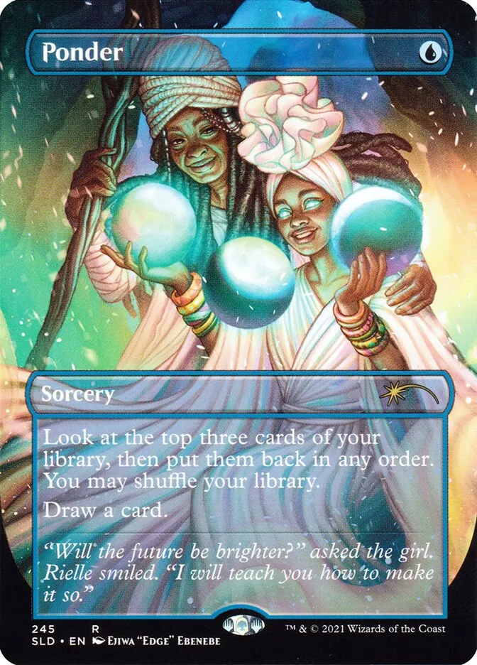 2019 Secret Lair Drop Ponder #245 rare card image