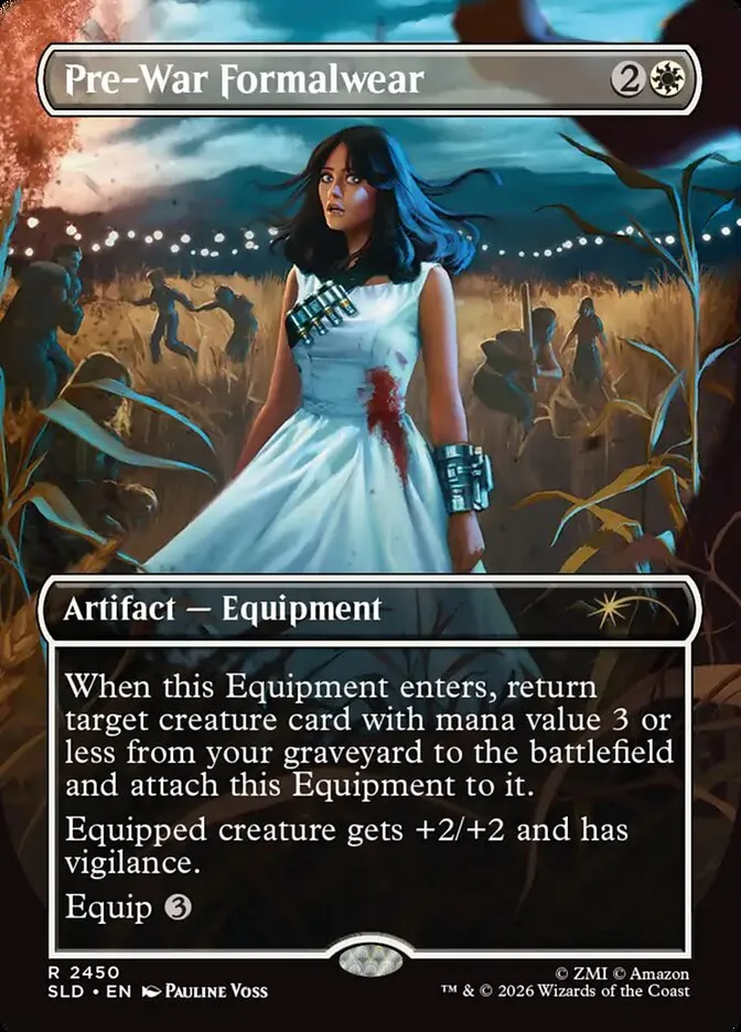 2019 Secret Lair Drop Pre-War Formalwear #2450 rare card image