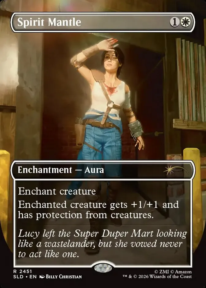 2019 Secret Lair Drop Spirit Mantle #2451 rare card image