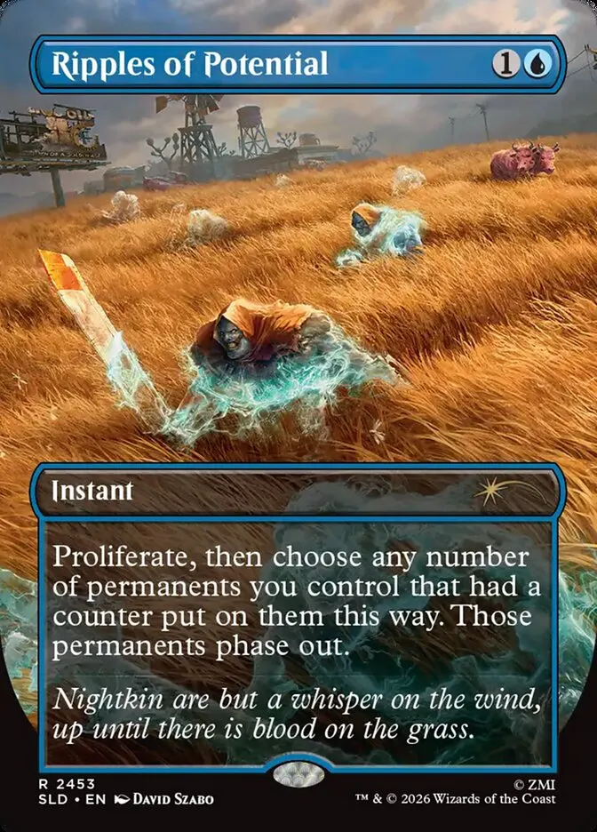 2019 Secret Lair Drop Ripples of Potential #2453 rare card image