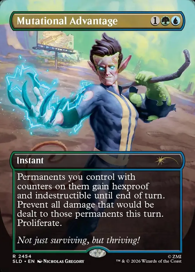 2019 Secret Lair Drop Mutational Advantage #2454 rare card image
