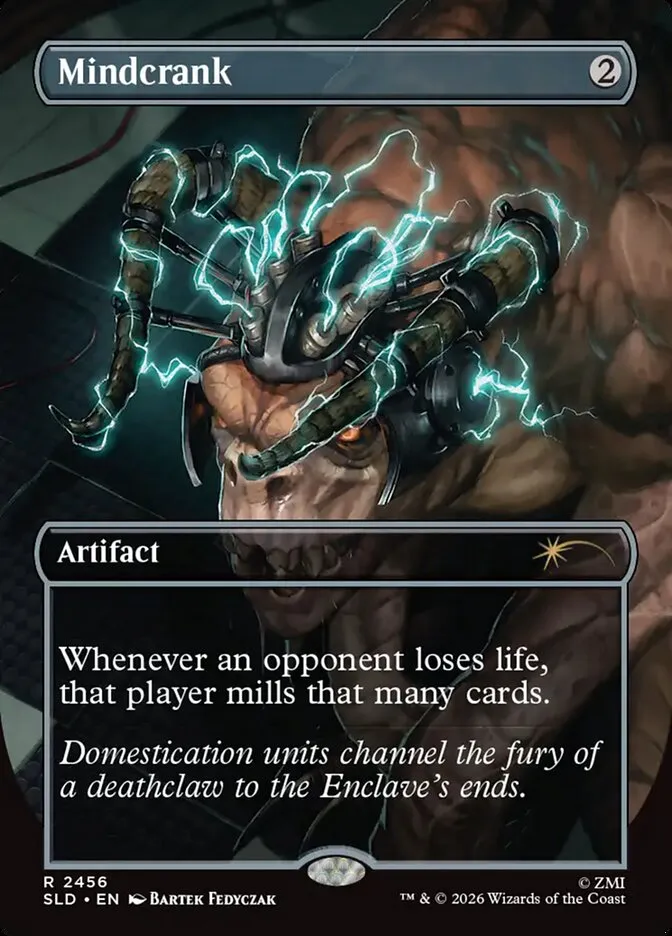 2019 Secret Lair Drop Mindcrank #2456 rare card image