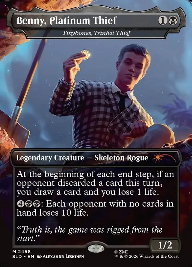 2019 Secret Lair Drop Tinybones, Trinket Thief #2458 mythic card image
