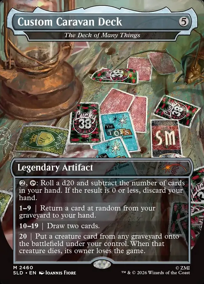 2019 Secret Lair Drop The Deck of Many Things #2460 mythic card image