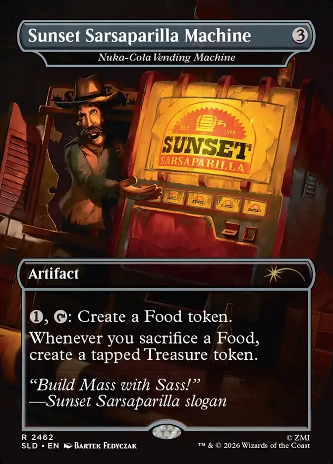 2019 Secret Lair Drop Nuka-Cola Vending Machine #2462 rare card image