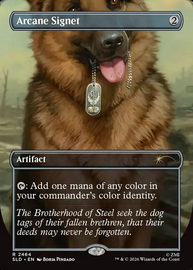2019 Secret Lair Drop Arcane Signet #2464 rare card image