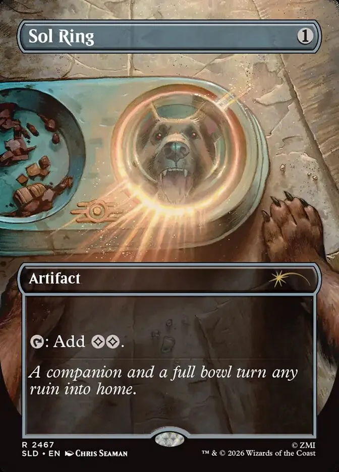 2019 Secret Lair Drop Sol Ring #2467 rare card image