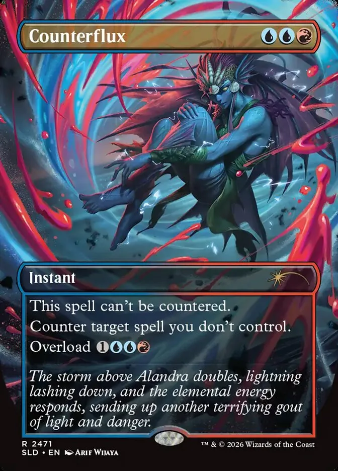 2019 Secret Lair Drop Counterflux #2471 rare card image