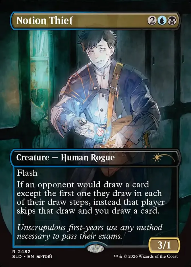 2019 Secret Lair Drop Notion Thief #2482 rare card image