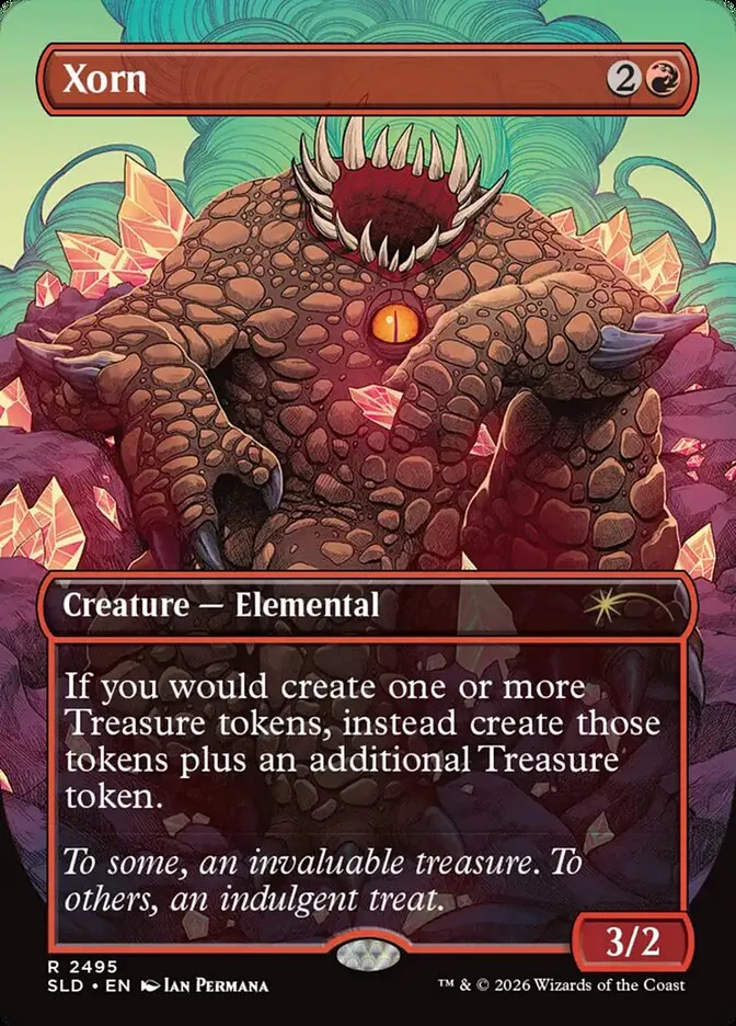2019 Secret Lair Drop Xorn #2495 rare card image