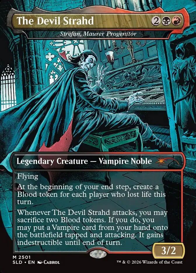 2019 Secret Lair Drop Strefan, Maurer Progenitor #2501 mythic card image