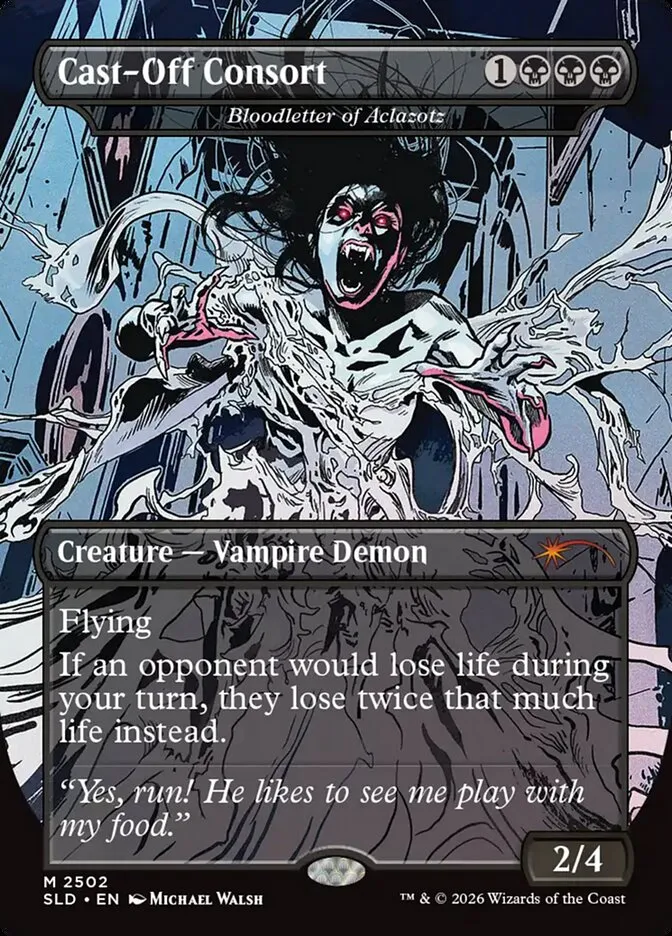 2019 Secret Lair Drop Bloodletter of Aclazotz #2502 mythic card image