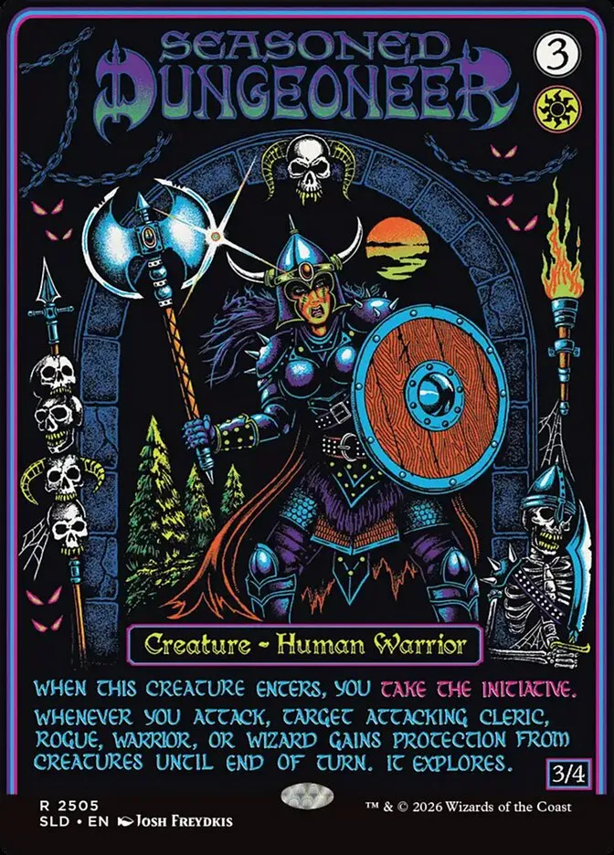 2019 Secret Lair Drop Seasoned Dungeoneer #2505 rare card image