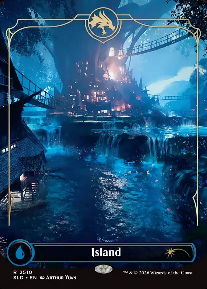 2019 Secret Lair Drop Island #2510 rare card image