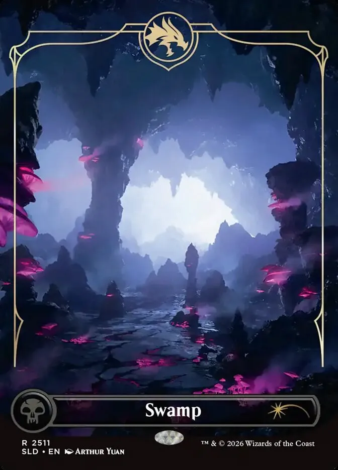 2019 Secret Lair Drop Swamp #2511 rare card image