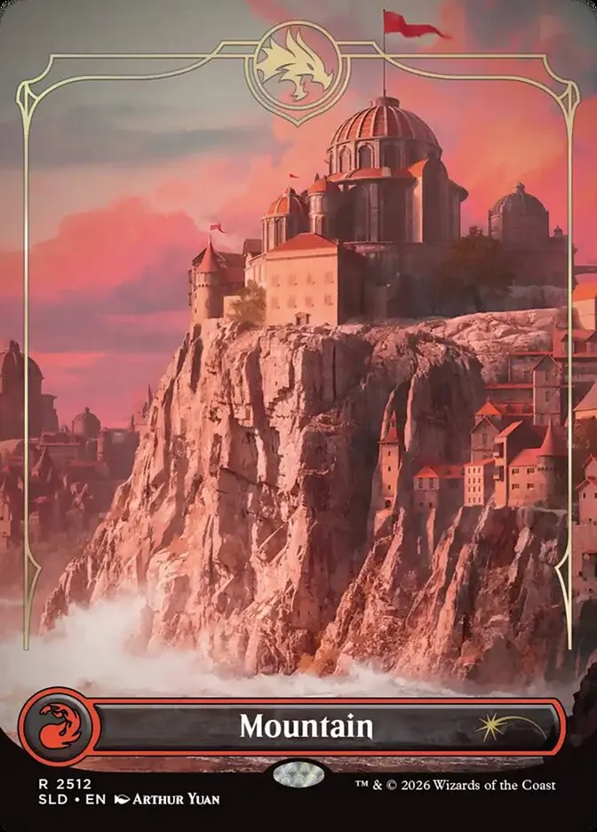 2019 Secret Lair Drop Mountain #2512 rare card image