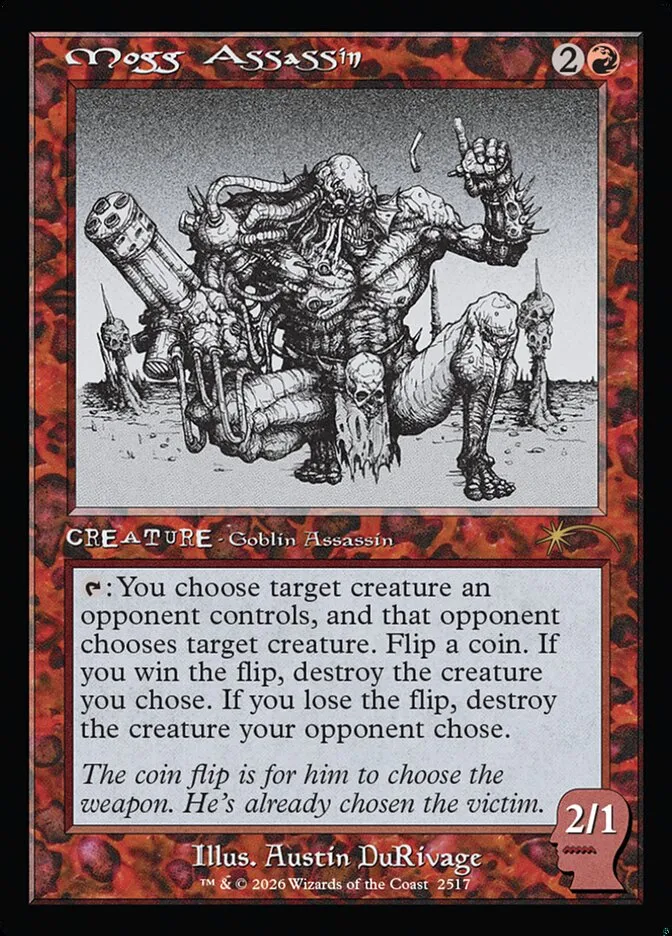 2019 Secret Lair Drop Mogg Assassin #2517 rare card image