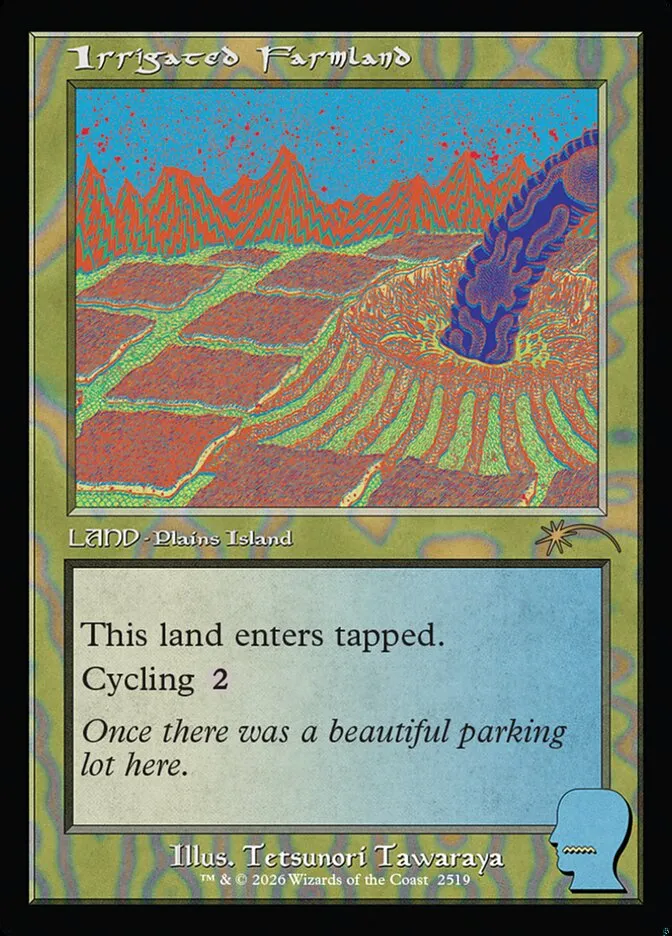 2019 Secret Lair Drop Irrigated Farmland #2519 rare card image