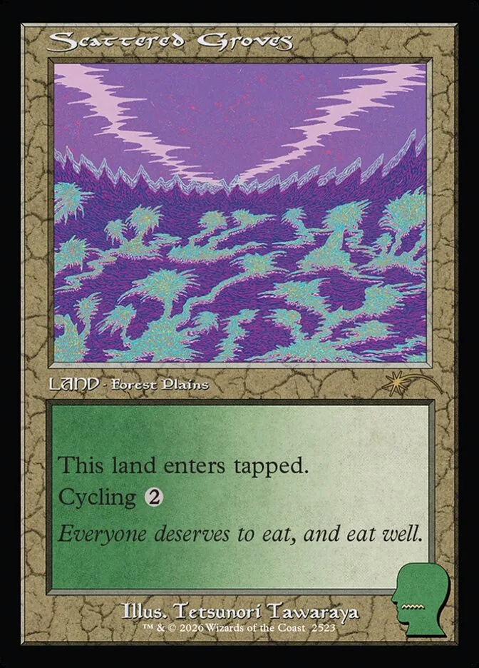 2019 Secret Lair Drop Scattered Groves #2523 rare card image