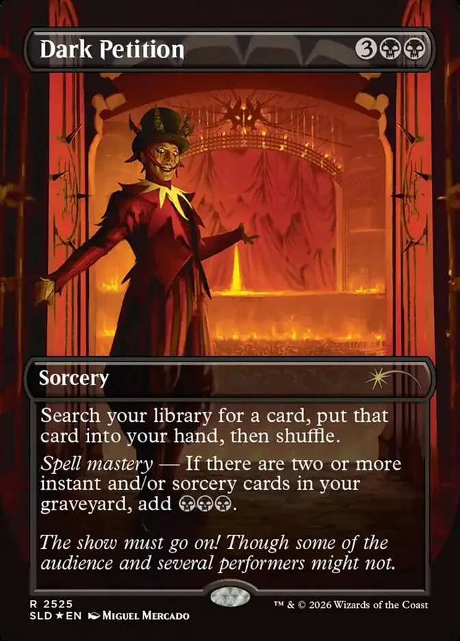 2019 Secret Lair Drop Dark Petition #2525 rare card image