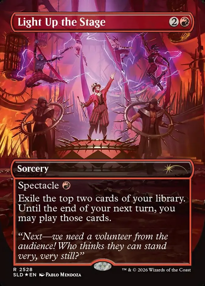2019 Secret Lair Drop Light Up the Stage #2528 rare card image
