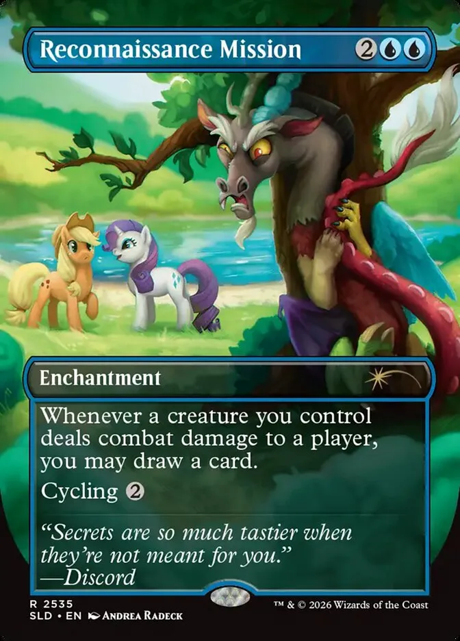 2019 Secret Lair Drop Reconnaissance Mission #2535 rare card image