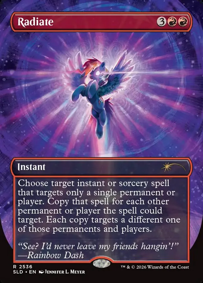 2019 Secret Lair Drop Radiate #2536 rare card image
