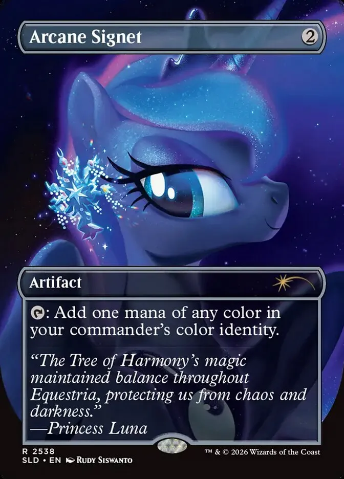2019 Secret Lair Drop Arcane Signet #2538 rare card image