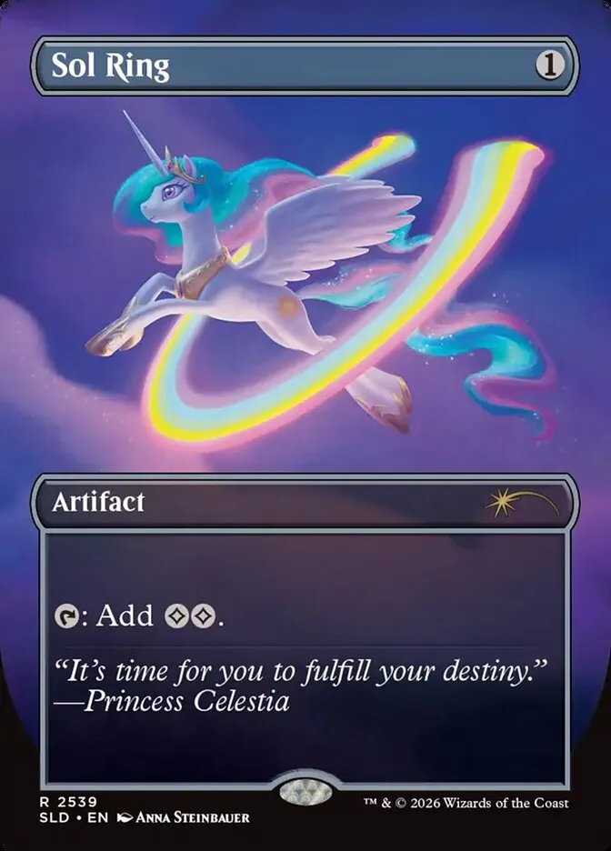 2019 Secret Lair Drop Sol Ring #2539 rare card image